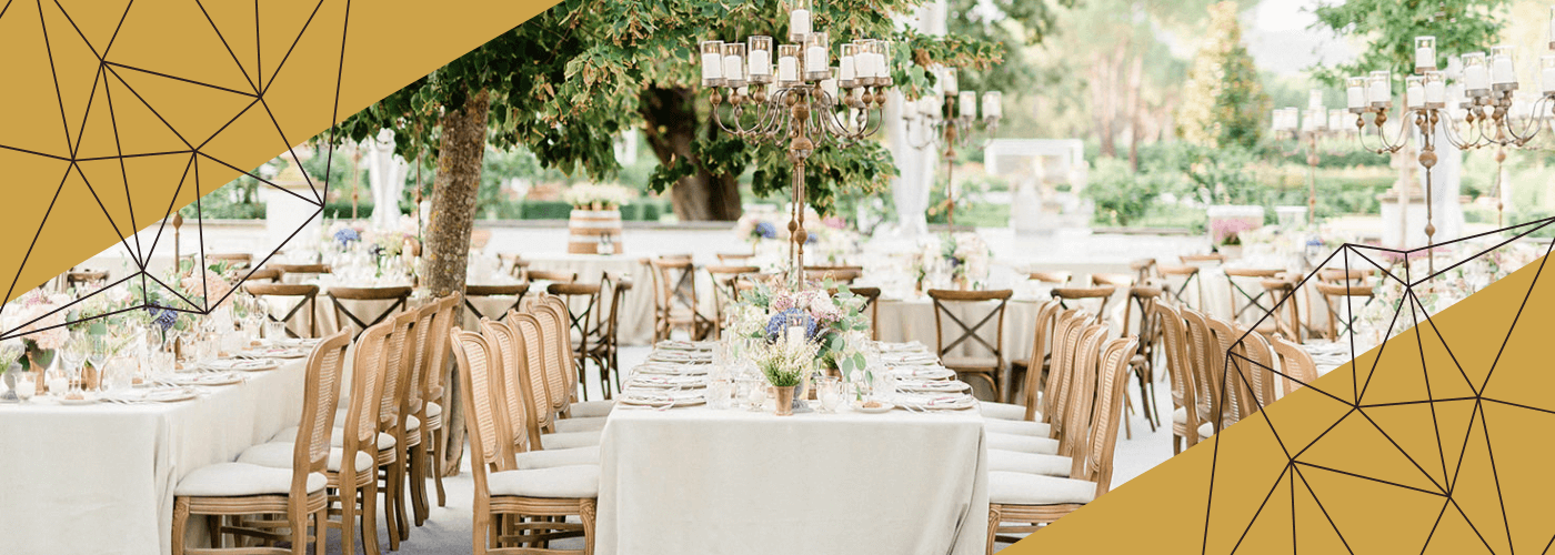 Wedding couple by mountain lake