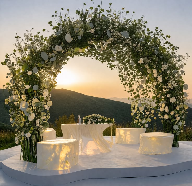 White and greens